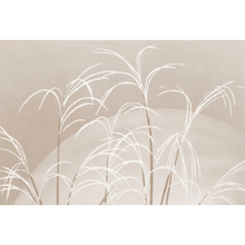Load image into Gallery viewer, Moon and Grasses Neutral and Beige Colors Wallpaper Mural Artwork