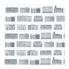 Load image into Gallery viewer, Amsterdam Canal Houses Blue & White Pattern Wallpaper