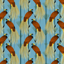Load image into Gallery viewer, Bird of Paradise - Pattern Wallpaper - Blue
