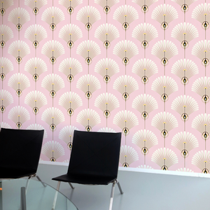 Lily - Wallpaper Pattern - Pink