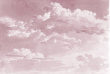 Afbeelding in Gallery-weergave laden, Wolkenschets Behang - Roze
