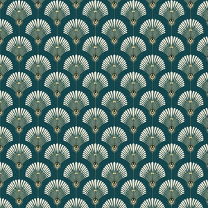 Lily - Wallpaper Pattern - Green