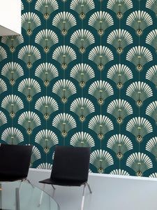 Lily - Wallpaper Pattern - Green
